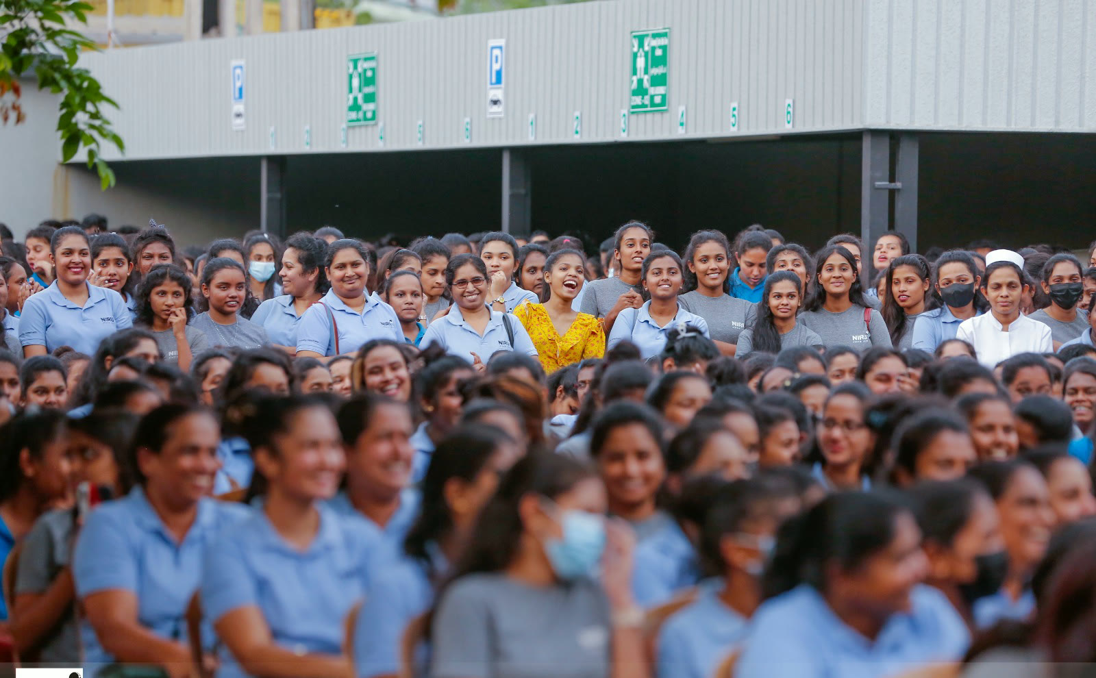 NIRU colleagues gathered at the Sri Lanka facility