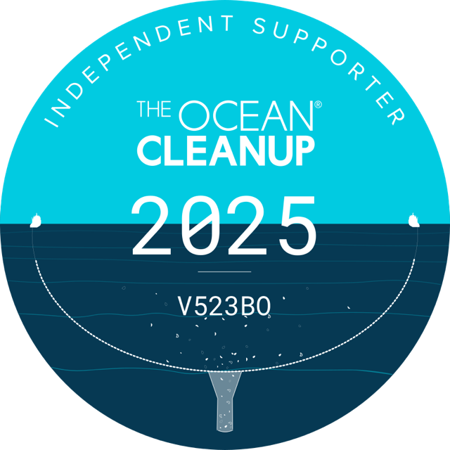 The Ocean Cleanup Independent Supporter seal, 2025