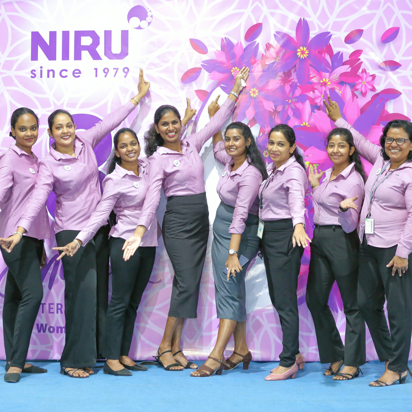 NIRU colleagues in Sri Lanka at the group International Women's Day celebration